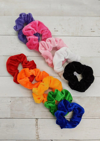 Solid Velvet Scrunchies - Ya Ya Gurlz