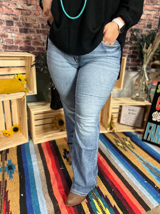 Suki Mid-Rise Bootcut Jean-Plus - Ya Ya Gurlz