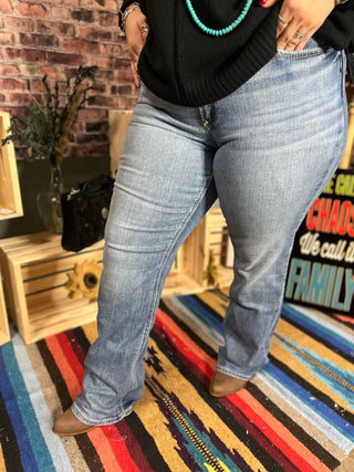 Suki Mid-Rise Bootcut Jean-Plus - Ya Ya Gurlz