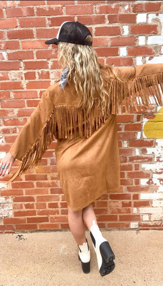 Sullivan Suede Dress - Ya Ya Gurlz