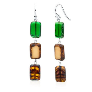 Triple Tile Earrings - Ya Ya Gurlz