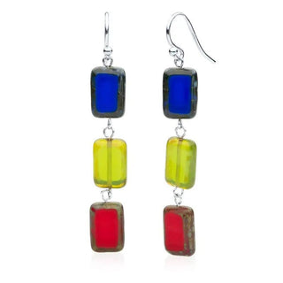 Triple Tile Earrings - Ya Ya Gurlz