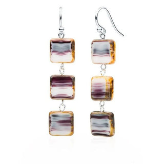 Triple Tile Earrings - Ya Ya Gurlz