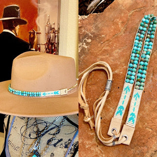 Turquoise & Arrow Hatband - Ya Ya Gurlz