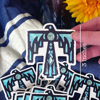 Turquoise Diva Stickers - Ya Ya Gurlz