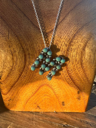 Turquoise Initial Necklace - Ya Ya Gurlz