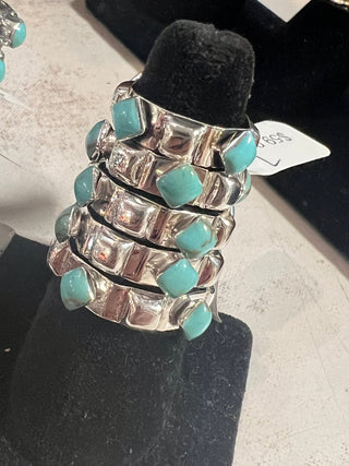 Turquoise Stackable Ring - Ya Ya Gurlz