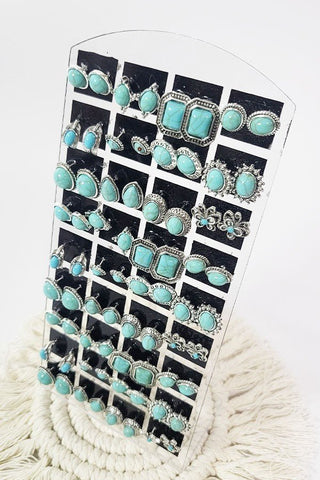 Turquoise Stud Earrings or Hatpins - Ya Ya Gurlz