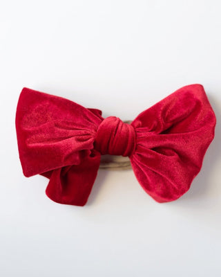 Velvet Stretch Bow - Ya Ya Gurlz