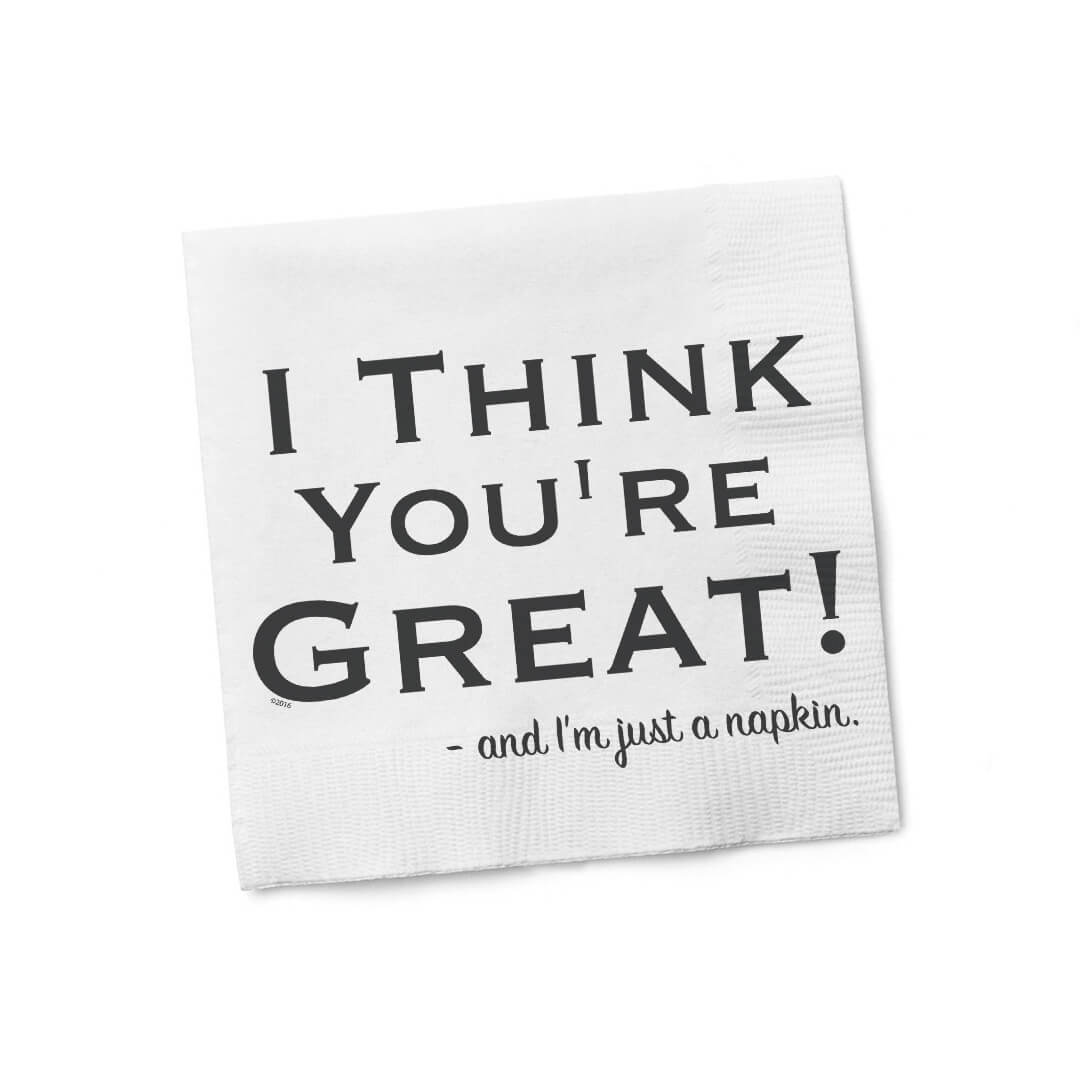 Twisted & Edgy Cocktail Napkins