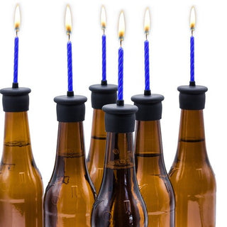 6 - Pack Bottle Top Candle Holders - Ya Ya Gurlz