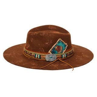 Apache Flat Brim hat - Ya Ya Gurlz