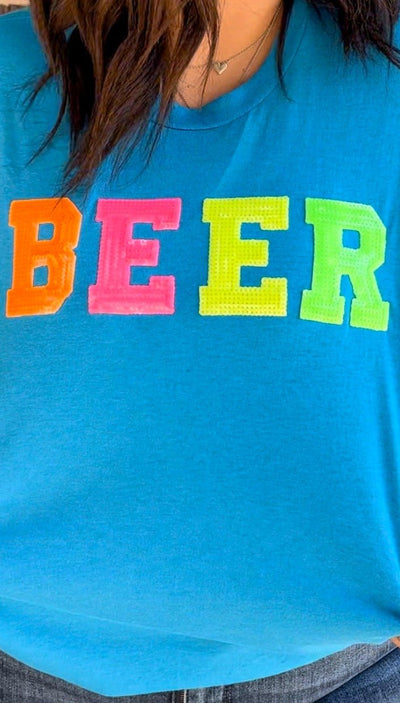 Beer in Lights T - Shirt - Ya Ya Gurlz