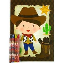 Cowboy Cowgirl Coloring Sets - Ya Ya Gurlz