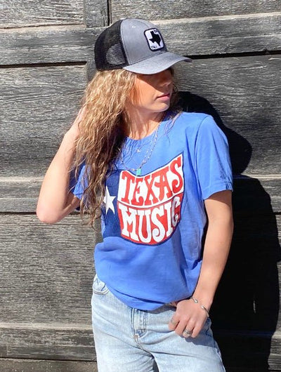 Texas Music Flag T-Shirt - Ya Ya Gurlz