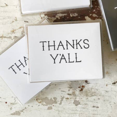 Thanks Y'all Note Cards - Ya Ya Gurlz
