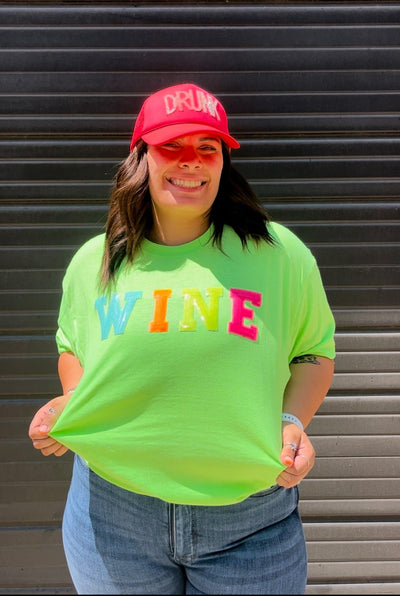 Wine in Lights T - Shirt - Ya Ya Gurlz